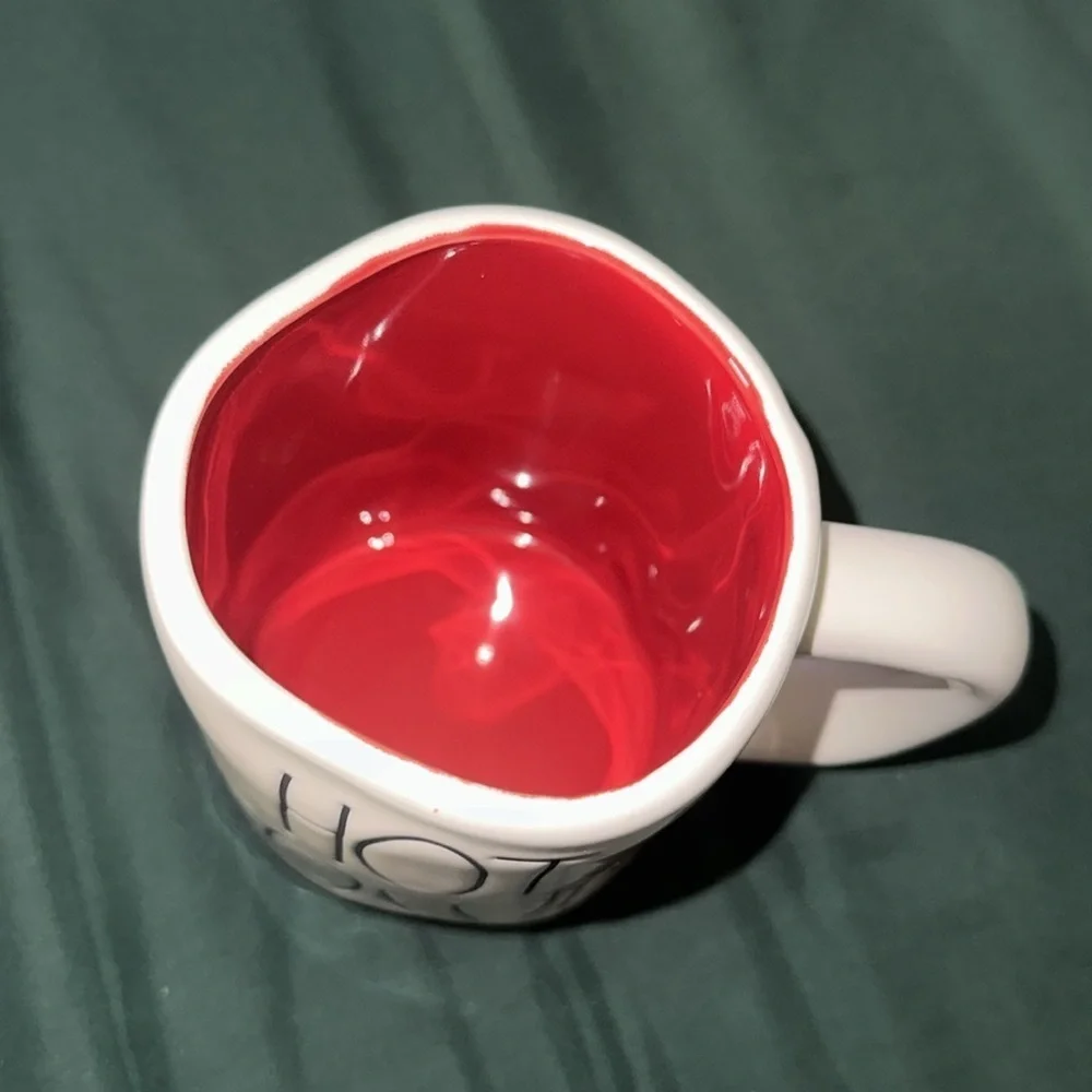 Rae Dunn hot cocoa  Peppermint lined mug